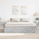 Bed Frame without Mattress Concrete Grey 180x200 cm Super King Super King Size 3203883