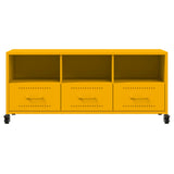 TV Cabinet Mustard Yellow 100.5x39x43.5 cm Steel 846695