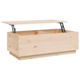 Coffee Table 100x50x35 cm Solid Wood Pine 813420