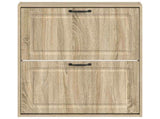 Wall-Mounted Shoe Cabinet UTRECHT 71 x 17 x 86 cm Sonoma Oak 897737