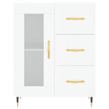 Highboard White 69.5x34x180 cm Engineered Wood 3195939