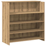 Reception Desk Artisan Oak 180x50x103.5 cm Engineered Wood 3324177