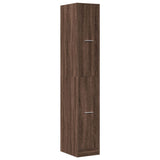 Apothecary Cabinet Brown Oak 30x41x174.5 cm Engineered Wood 3309633