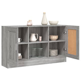 Sideboard Grey Sonoma 120x30.5x70 cm Engineered Wood 815625