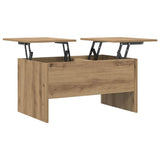 Coffee Table Artisan Oak 102 x 50.5 x 46.5 cm Engineered Wood 879454