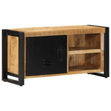 TV Cabinet 80x30x40 cm Solid Rough Wood Mango 4013587