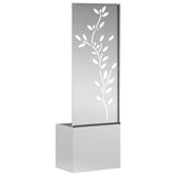 Garden Privacy Screen Silver 50 x 32 x 150 cm Galvanised steel 876481