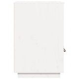 Desk Cabinet White 40x50x75 cm Solid Wood Pine 820098