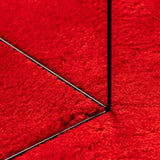 Rug HUARTE Short Pile Soft and Washable Red 200x280 cm 375176
