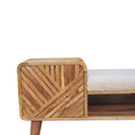 Boucle Carved Telephone Table IN3407