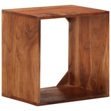 Wall Shelf 40x30x40 cm Solid Acacia Wood 340304