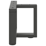 Coffee Table Legs T-Shaped 2 pcs Anthracite 50x25x cm Steel 4013010