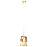 Industrial Hanging Lamp 25 W Brass Round 19 cm E27 320534
