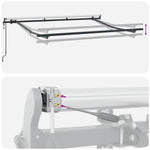 Retractable Awning Multicolour 350 x 200 cm 3329690