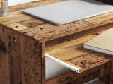 Desk with Drawer Old Wood 106 x 41 x 88.5 cm Engineered Wood 869472