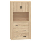 Highboard Sonoma Oak Engineered Wood 3185386