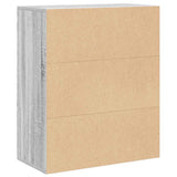 Book Cabinet Grey Sonoma 60x30x71.5 cm Engineered Wood 860315