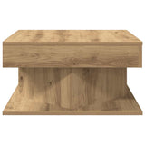 Coffee Table Artisan Oak 55x55x30 cm Engineered Wood 856633