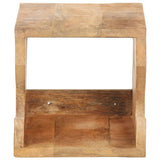 Wall Mounted Bicycle Rack 35x25x25 cm Solid Rough Mango Wood 320477