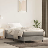 Pocket Spring Bed Mattress Medium Light Grey 100x203x20 cm Twin XL 347867