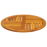 Table Top 70x2 cm Round Solid Wood Acacia 4004249