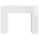 Coffee Table High Gloss White 102 x 35 x 75 cm Engineered Wood 899931