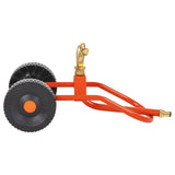 Wheeled Sprinkler Sled with Rotatable Head Red Steel 4005276