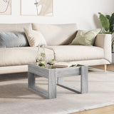 Coffee Table with Infinity LED Grey Sonoma 50x53x30 cm 847628