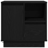 Bedside Cabinet Black Oak 50 x 34.5 x 50 cm Engineered wood 869580