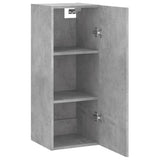 Wall Mounted Cabinet Concrete Grey 34.5x34x90 cm 828872