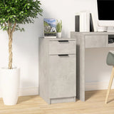 Desk Cabinet Concrete grey Engineered wood Compact Desk Cabinet 811506