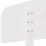 Headboard White 180 cm Solid Wood Pine 842491