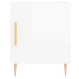 Bedside Cabinets 2 pcs High Gloss White 40x40x50 cm Engineered Wood 827537