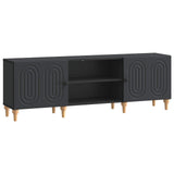 TV Cabinet Black 150 x 31 x 50 cm Engineered Wood 894226