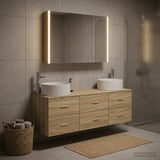Bathroom Furniture Set 4 pcs Sonoma Oak 3407065