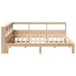 Bookcase Bed without Mattress 140x200 cm Solid Wood Pine 3324382