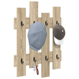 Wall-Mounted Coat Rack Wall-mounted Sonoma Oak 60 x 3 x 82 cm 874477