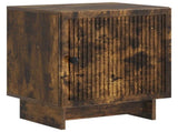 Bedside Cabinet Smoked Oak 43 x 34.5 x 50 cm Engineered Wood 893885