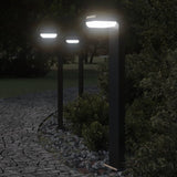 ZNTS Outdoor Floor Lamps 3pcs Black 80 cm Die-cast Aluminium 4006340