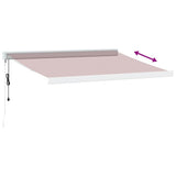 Automatic Retractable Awning Burgundy 350x250 cm 3215324