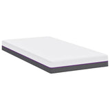 Mattress White and Grey 90 x 190 cm Memory Foam 4106325
