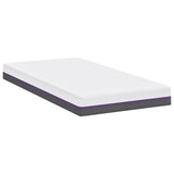 Mattress White and Grey 90 x 190 cm Memory Foam 4106325