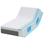 Mattress White and Grey 80 x 160 cm Pocket Spring 4106358