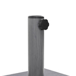 Outdoor Umbrella Base Dark grey wood look 45 x 45 x 31.5 cm 42010003