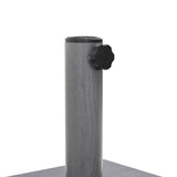 Outdoor Umbrella Base Dark grey wood look 45 x 45 x 31.5 cm 42010003