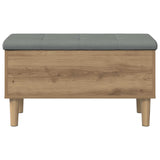 Storage Bench with Cushion Artisan Oak 82 x 42 x 46 cm 8017742