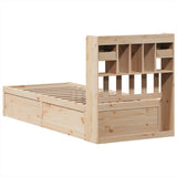 Bed Frame without Mattress 100x200 cm Solid Wood Pine 3323500