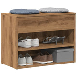 ZNTS Shoe Bench Artisan Oak 60x30x45 cm Engineered Wood 856755