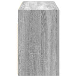 Bathroom Wall Cabinet Grey Sonoma 100x25x40 cm Engineered Wood 860108