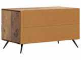 Bedside Cabinet Old Wood 62 x 34.5 x 47.5 cm Engineered Wood 895473